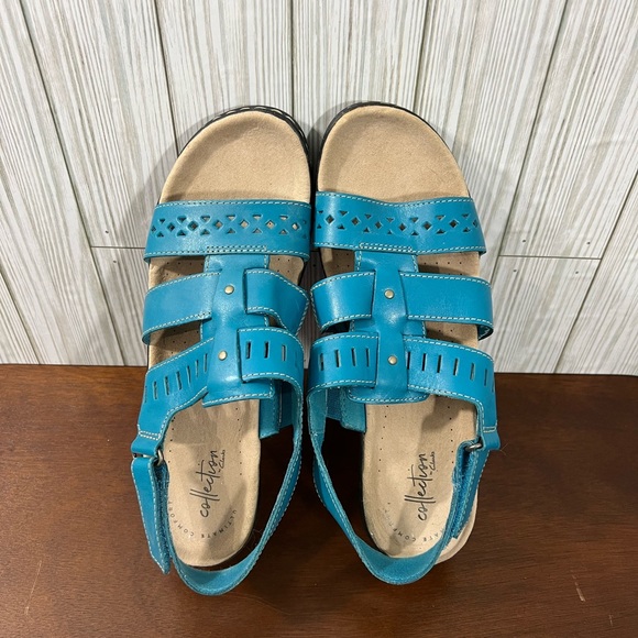 Collection by Clarks Shoes - Collection by Clarks Teal Sandals